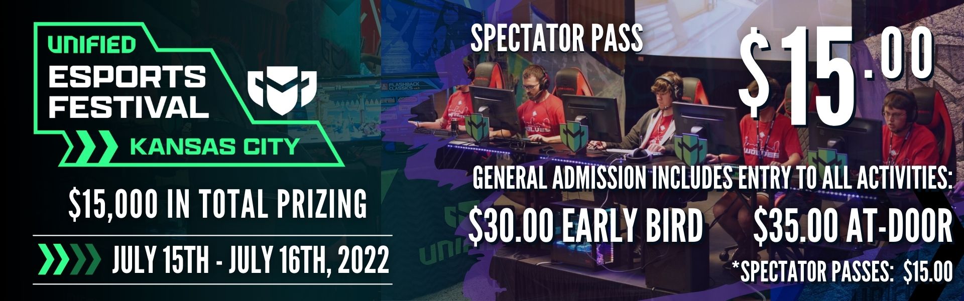 Esports Festival: Kansas City (Spectator Pass) Esports Festival: Kansas City (Spectator Pass)