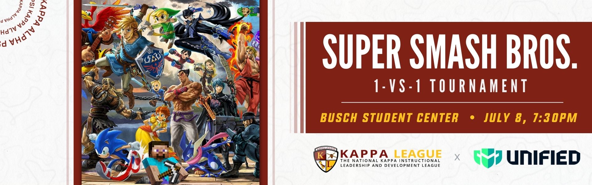 Kappa League: Super Smash Bros. Ultimate (1v1) Kappa League: Super Smash Bros. Ultimate (1v1)