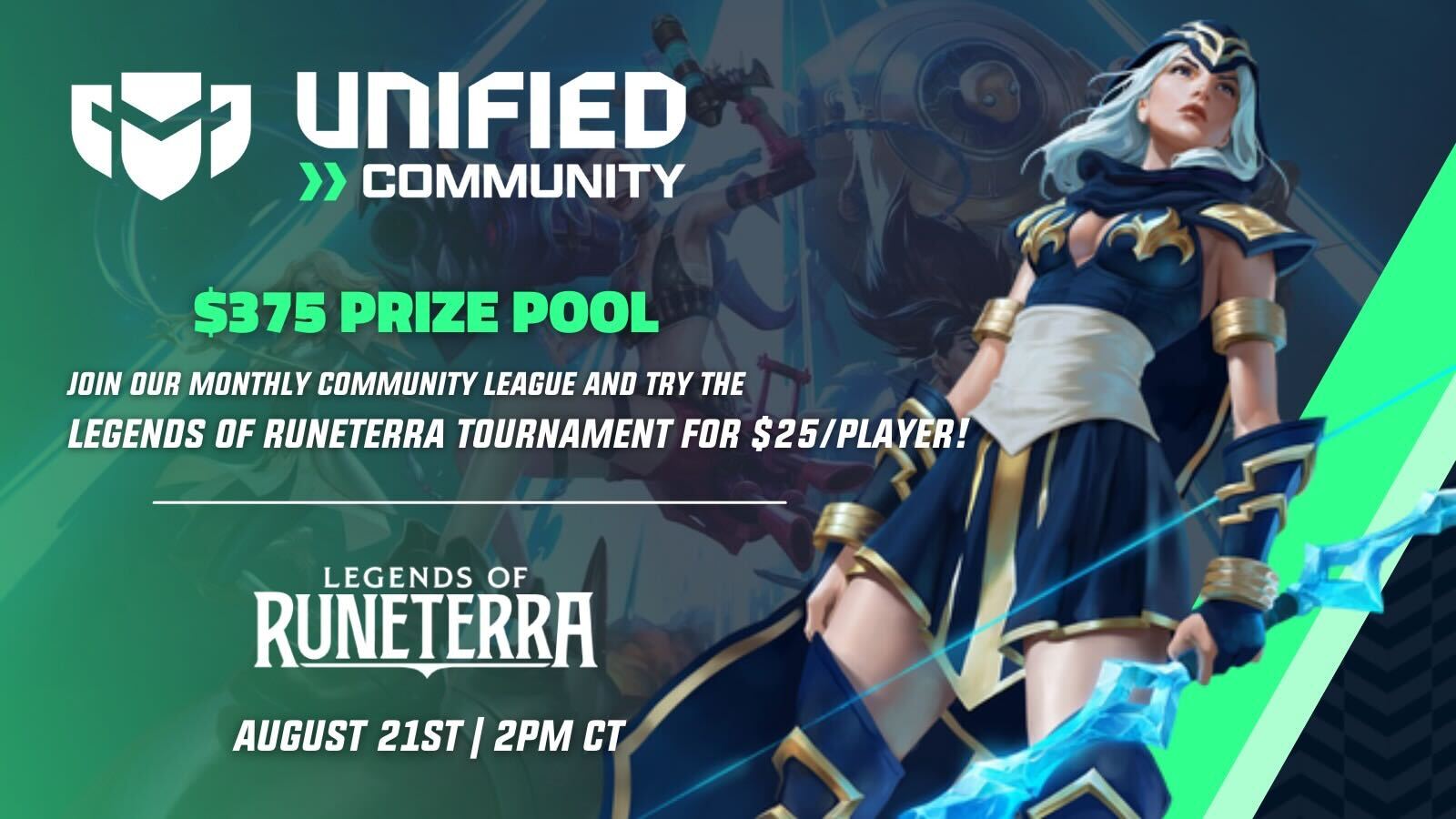 August UCL: Featuring Legends of Runeterra August UCL: Featuring Legends of Runeterra