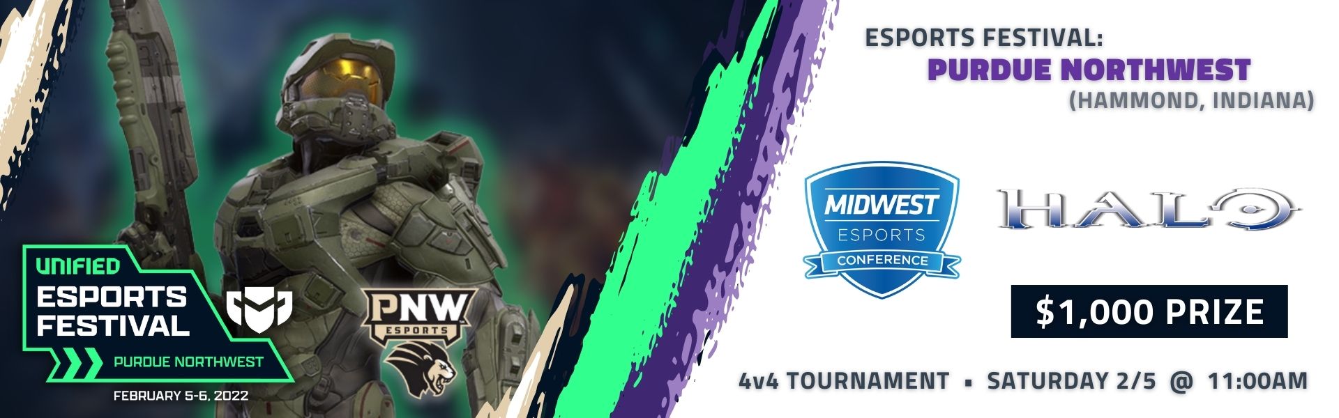 Esports Festival: Purdue University Northwest Featuring Halo Infinite (PC) Esports Festival: Purdue University Northwest Featuring Halo Infinite (PC)
