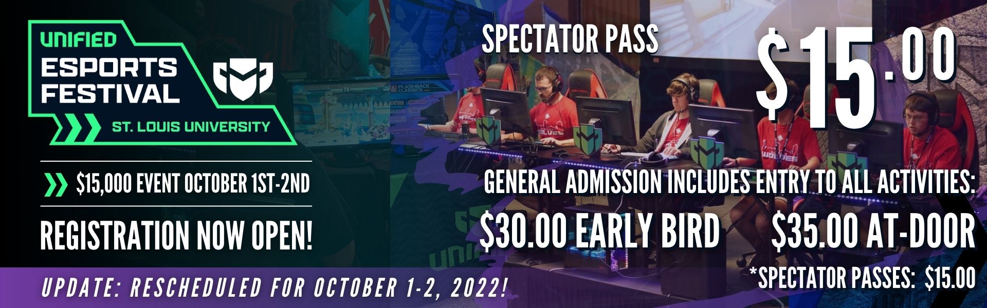Esports Festival: St. Louis (Spectator Pass) Esports Festival: St. Louis (Spectator Pass)